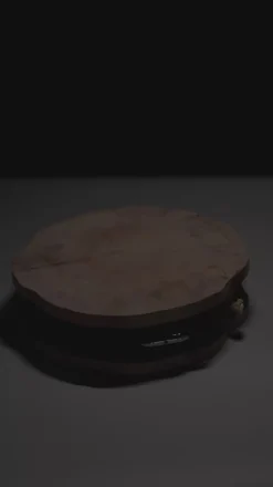 Wood Short polenta cutting board