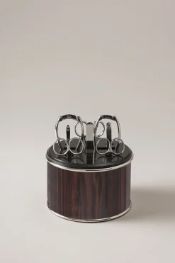 Wood Toilet manicure set