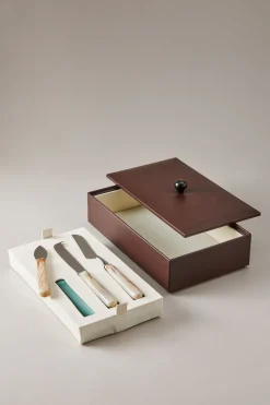 Zebu Cheese knife set deluxe case