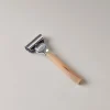 Zebu Fusion razor in zebù horn