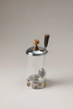 Zebu Honey pot with dipper