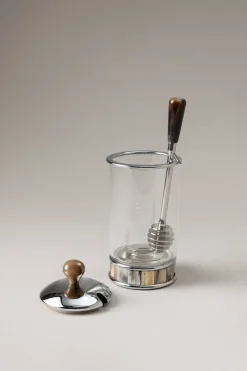 Zebu Honey pot with dipper