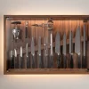 Zebu Medium cabinet wall-mounted knives set