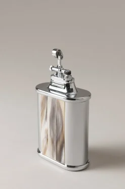 Zebu Oval shaped flint desk lighter