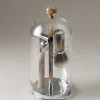 Zebu Shaving set with glass dome